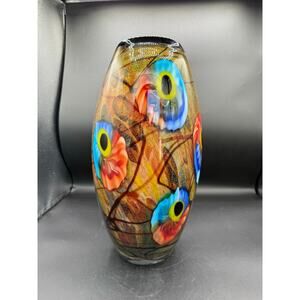 Dale Tiffany Large Art Glass Vase
